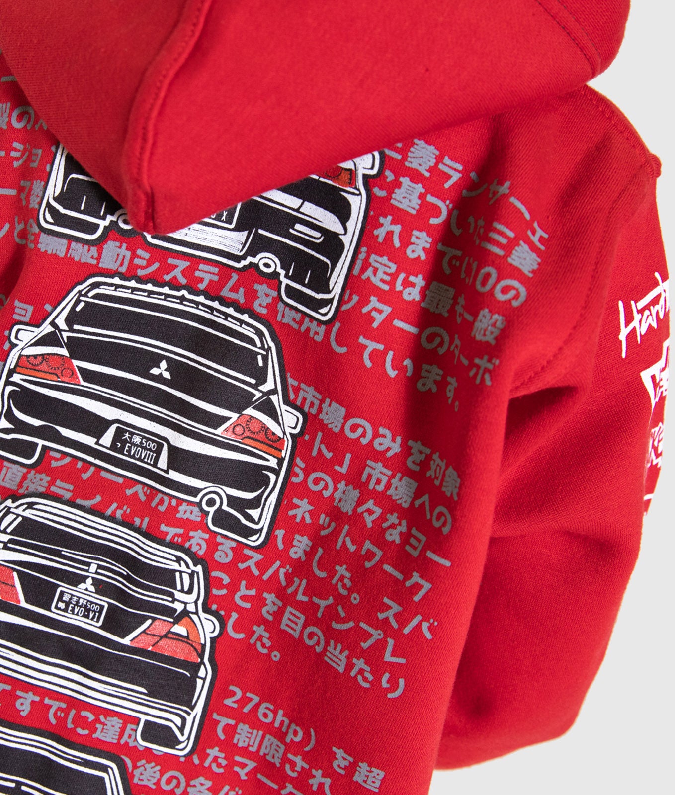 Kids Mitsubishi Evolution Hoodie Hardtuned Car Clothing Racewear