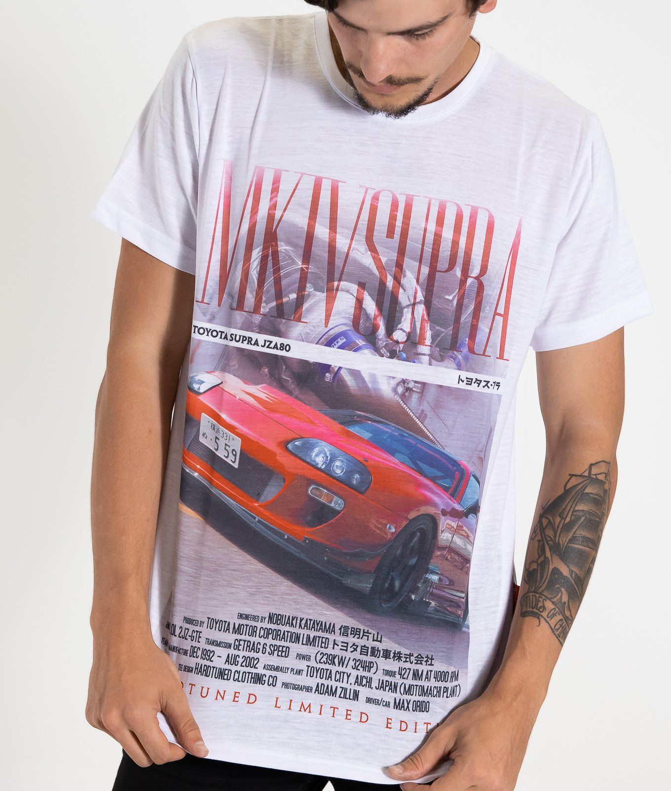 Toyota Supra Legend Tee Hardtuned Car Clothing Racewear