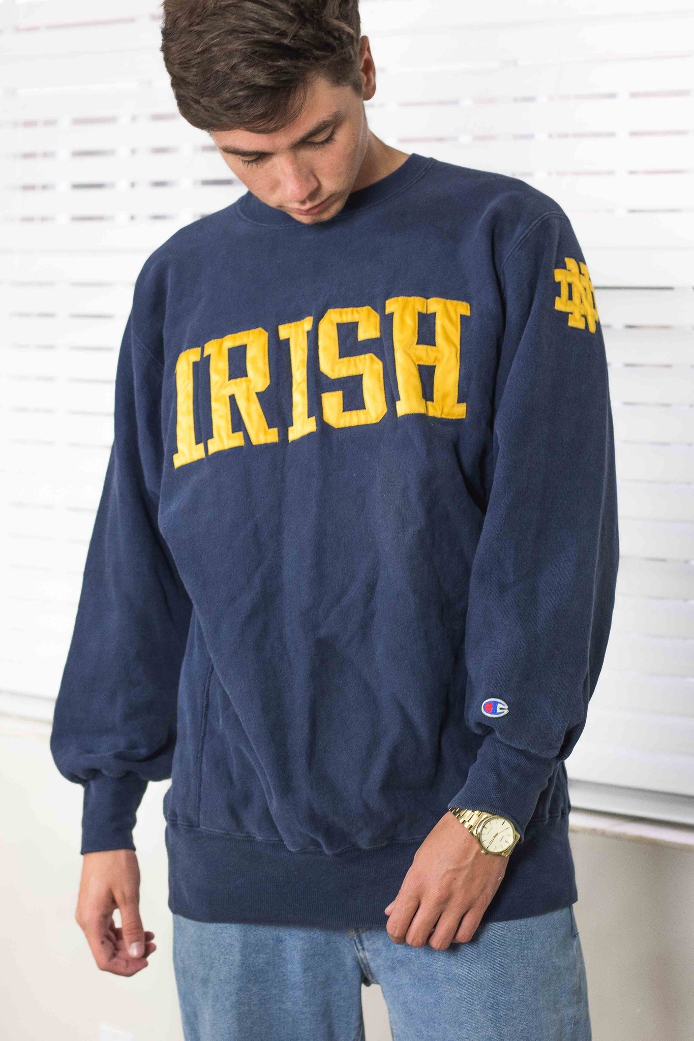 Vintage Champion Irish Notre Dame 