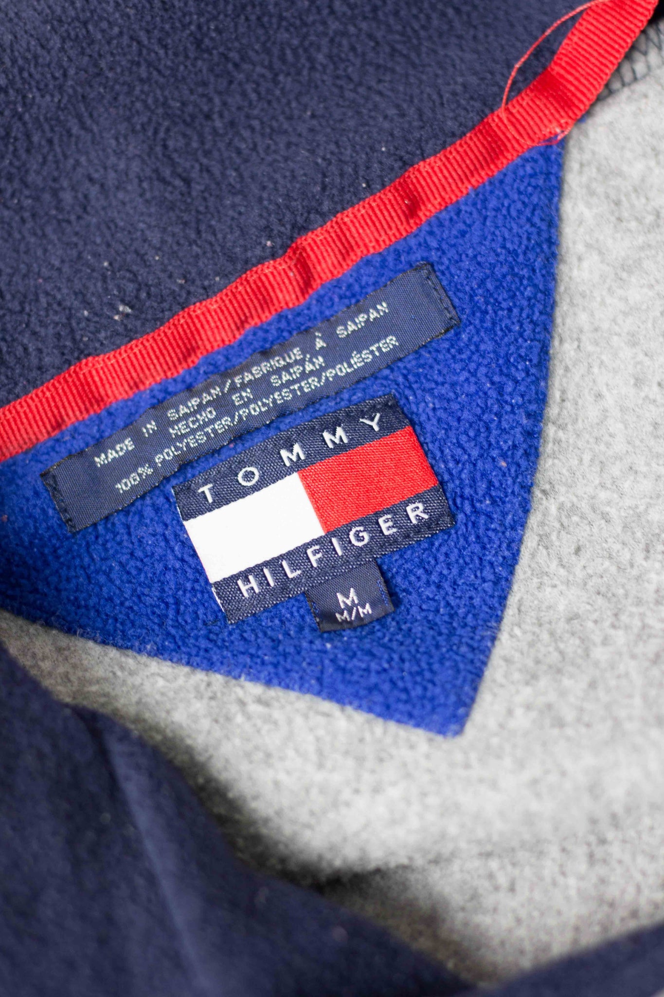 vintage tommy hilfiger fleece pullover