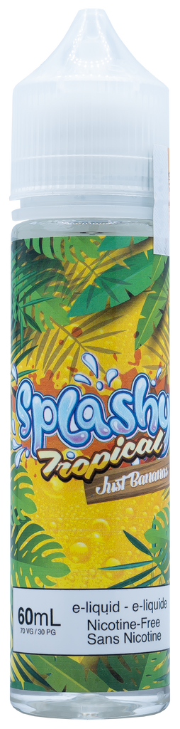 Splashy Tropical Just Bananas Stamped Ecloudz Specialty Vape Shop