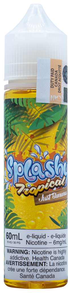 Splashy Tropical Just Bananas Stamped Ecloudz Specialty Vape Shop