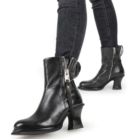 A.S 98 Black Ankle Boots