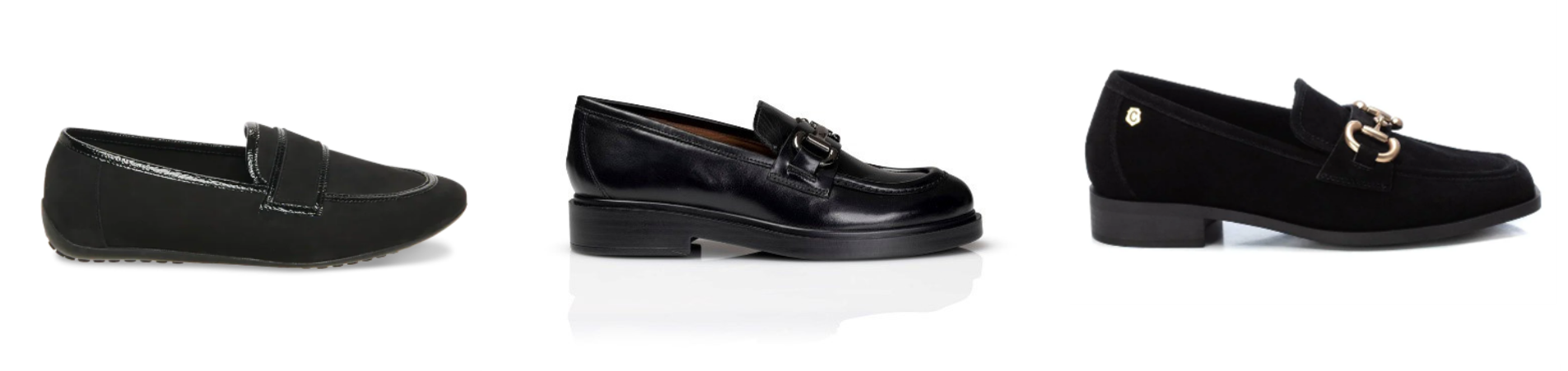 Loafers to wear with skirts and dresses at Booty Shoes
