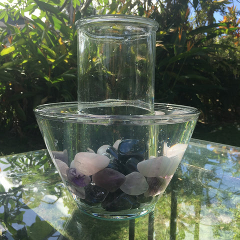 water crystal bowl