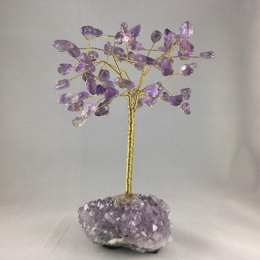 LARGE WIRE GEMSTONE TREES – Crystals & Gems Gallery