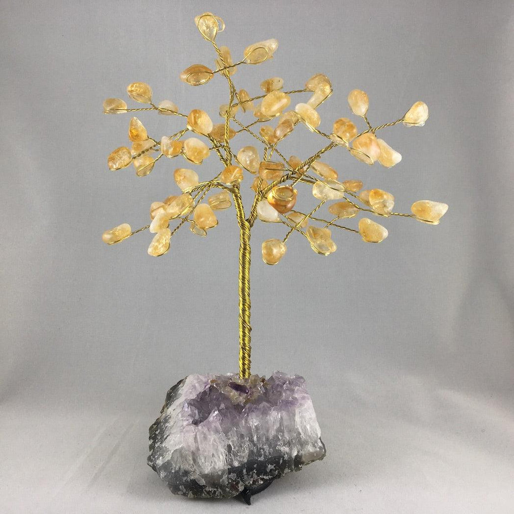 LARGE WIRE GEMSTONE TREES – Crystals & Gems Gallery
