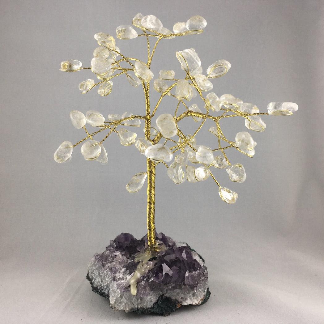 LARGE WIRE GEMSTONE TREES – Crystals & Gems Gallery