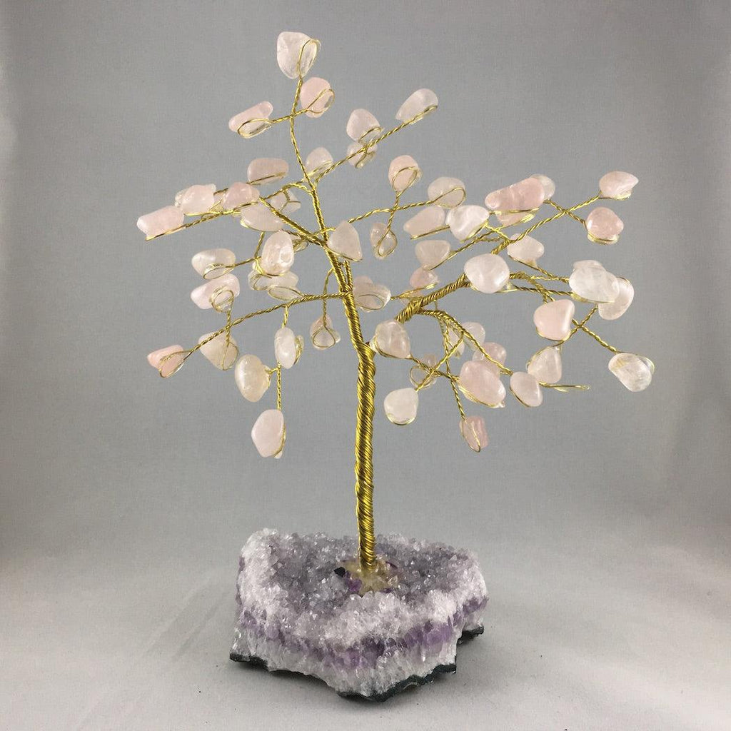 LARGE WIRE GEMSTONE TREES – Crystals & Gems Gallery