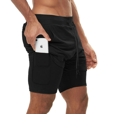 Sports 2-in-1 sports with quick drying for men
