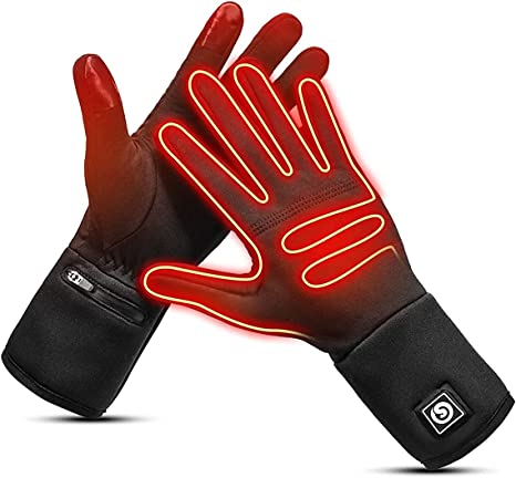 Heating gloves for skiing: thermal comfort one