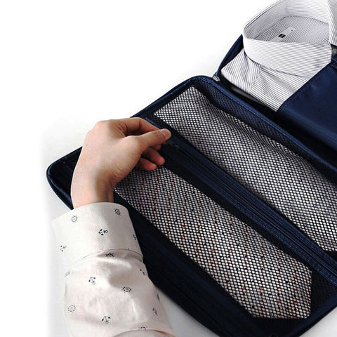 Nylon Travel Organizer For Men: Large Capacity,