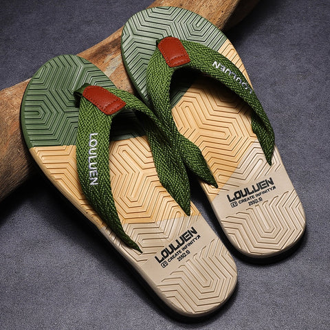 Men's Shoes High-end Breathable Beach Flip-Flops