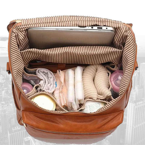 The Leather Diaper Bag: Elegance And Practicality For The