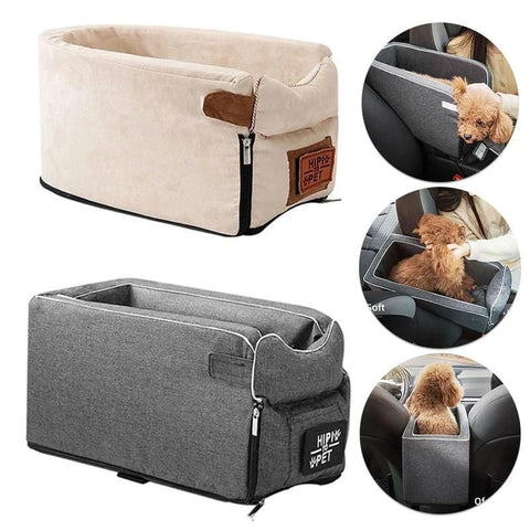 Auto seat and comfortable central bed for dogs