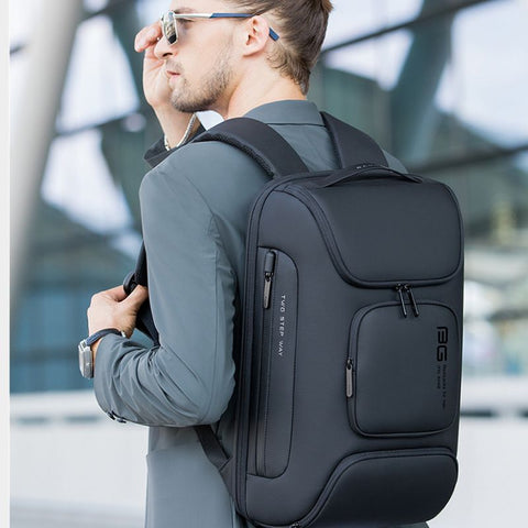 Large capacity anti -theft backpack with USB port