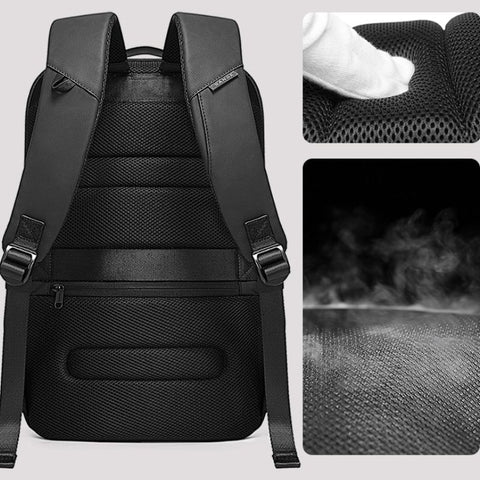 Large capacity anti -theft backpack with USB port