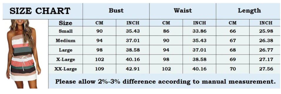 Wanda dress size guide