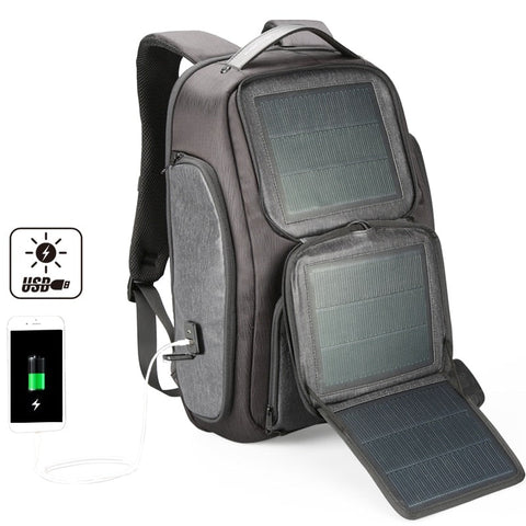 Kingsons Solar Backpack Upgrade | Usb Fast Charge