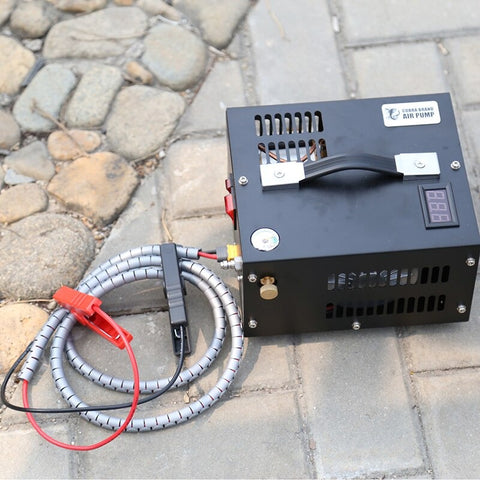 High Pressure Compressor 300bar 12v + Adapter