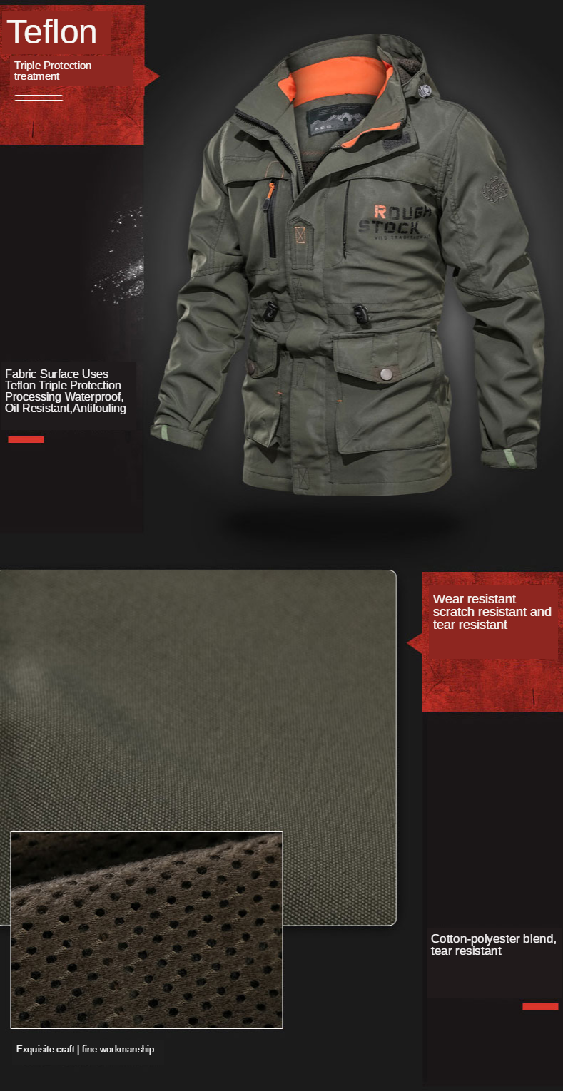 Alpha parka: Military jacket for men