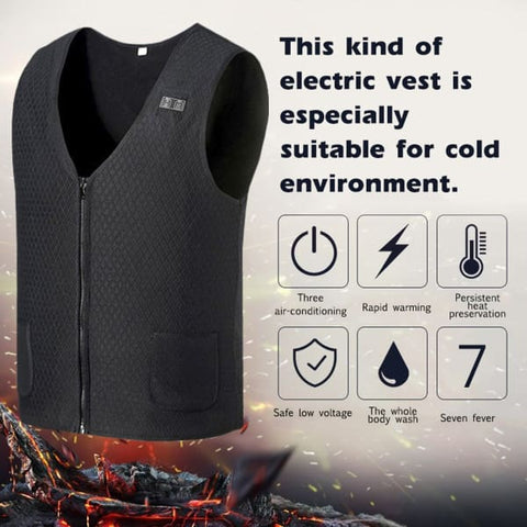 Heated vest (7 zones) - Hotback 3