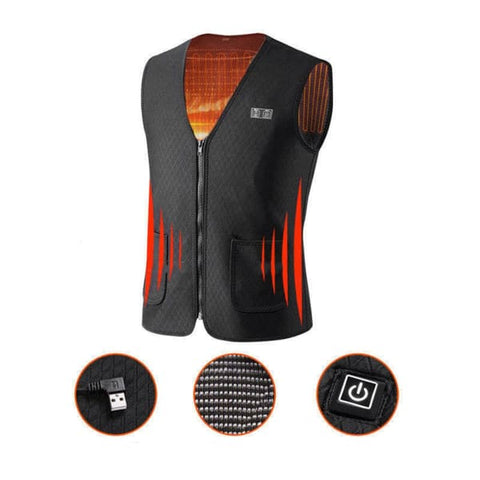 Heated vest (7 zones) - Hotback 3