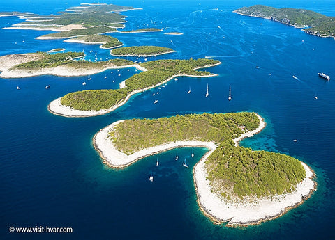 The Pakleni Islands, an archipelago of paradise