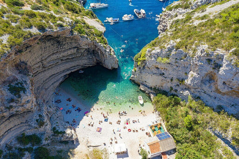 3. Stiniva, the wildest beach in Croatia