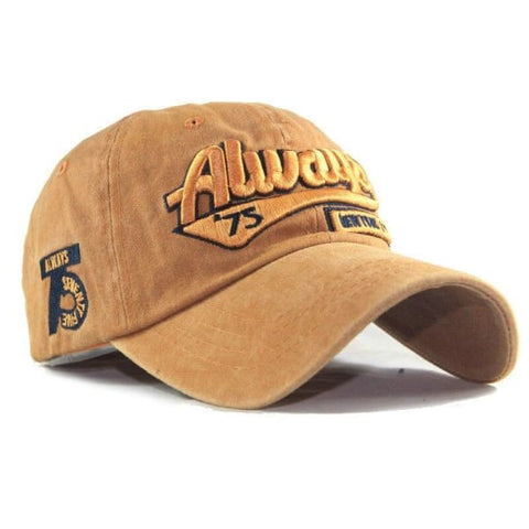 Casquette de Baseball Brodée Vintage - Always 75 - Promo