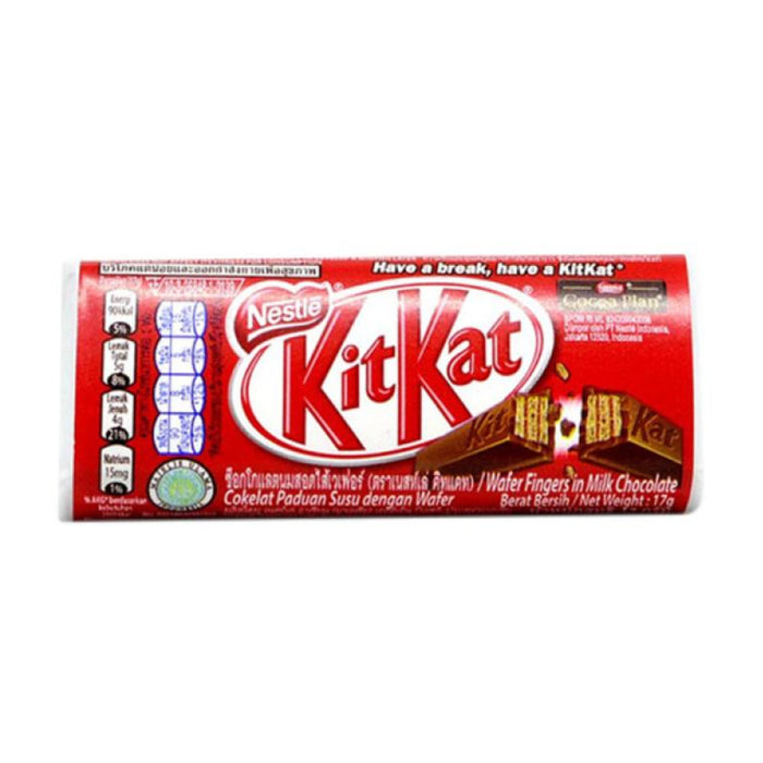 1 Kitkat Wafer Coklat Susu Wafer Fingers In Milk Chocolate 17g Shopping D Service Platform