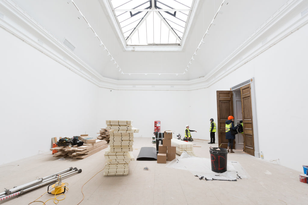 An image of the empty new RWA gallery space 