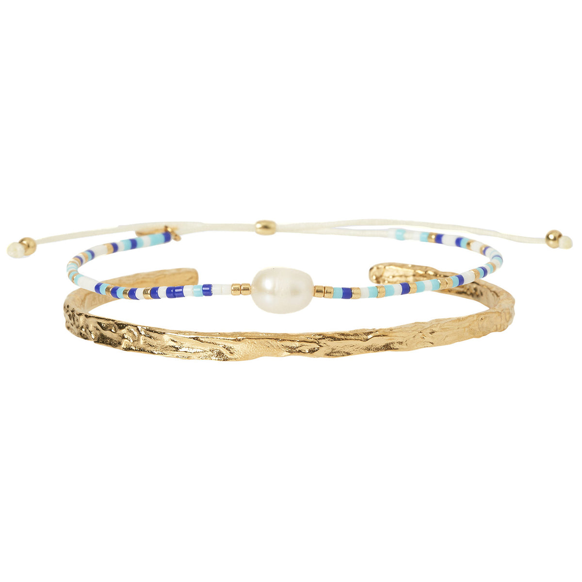 Sunshine Bracelet Stack - Ocean, ARMS OF EVE