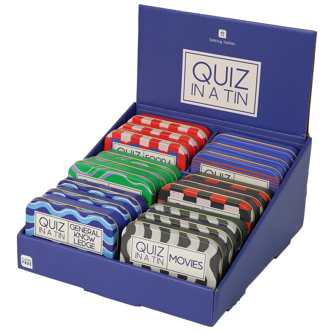 Quiz in a Tin - 6 Games POS Unit