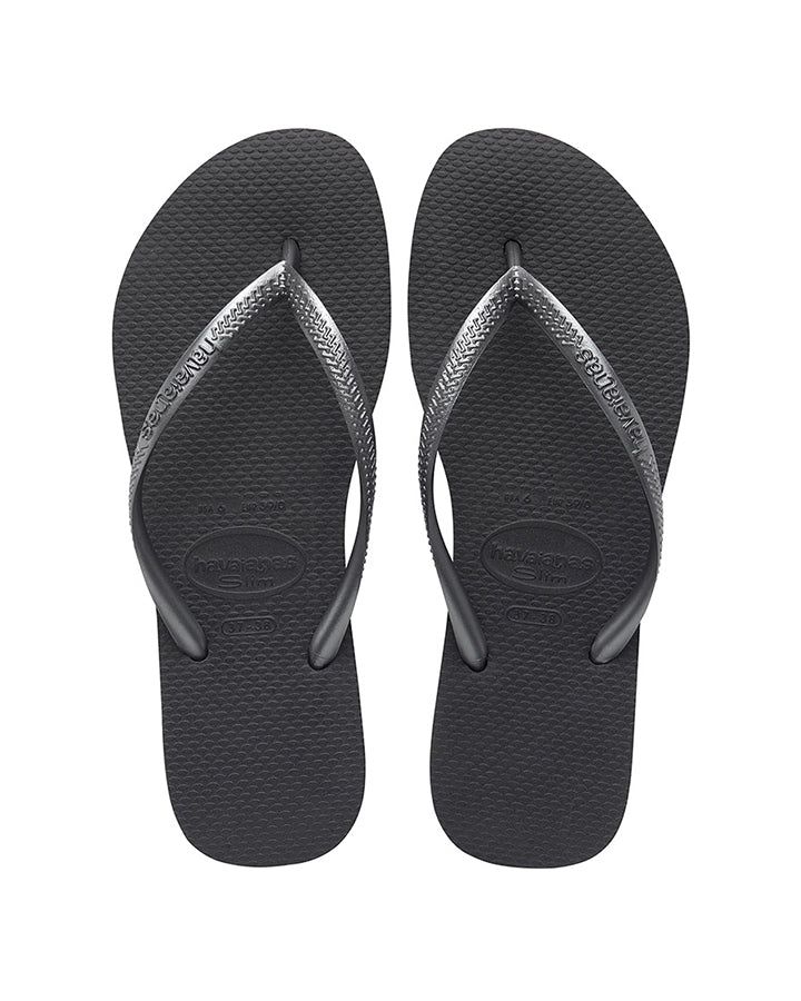 havaianas metallic grey