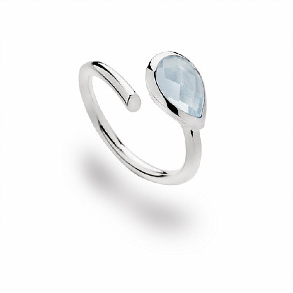 Sterling Silver and Blue Topaz Ring