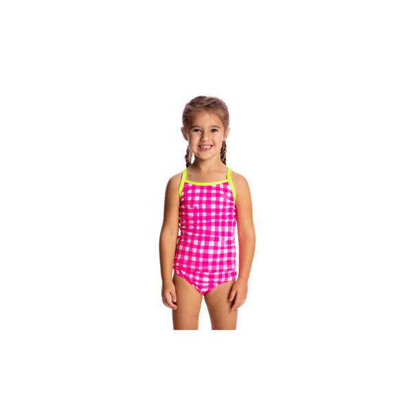 FUNKITA - Toddler Girls Tankini & Brief Check Me Out | Sharks Swim Shop