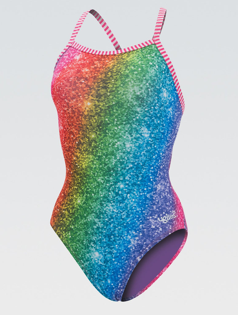 rainbow swimsuit womens