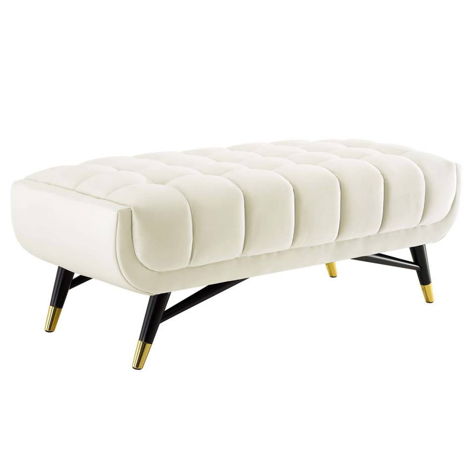 Modway Adept 47.5" Performance Velvet Bench - EEI-4242 - Ivory