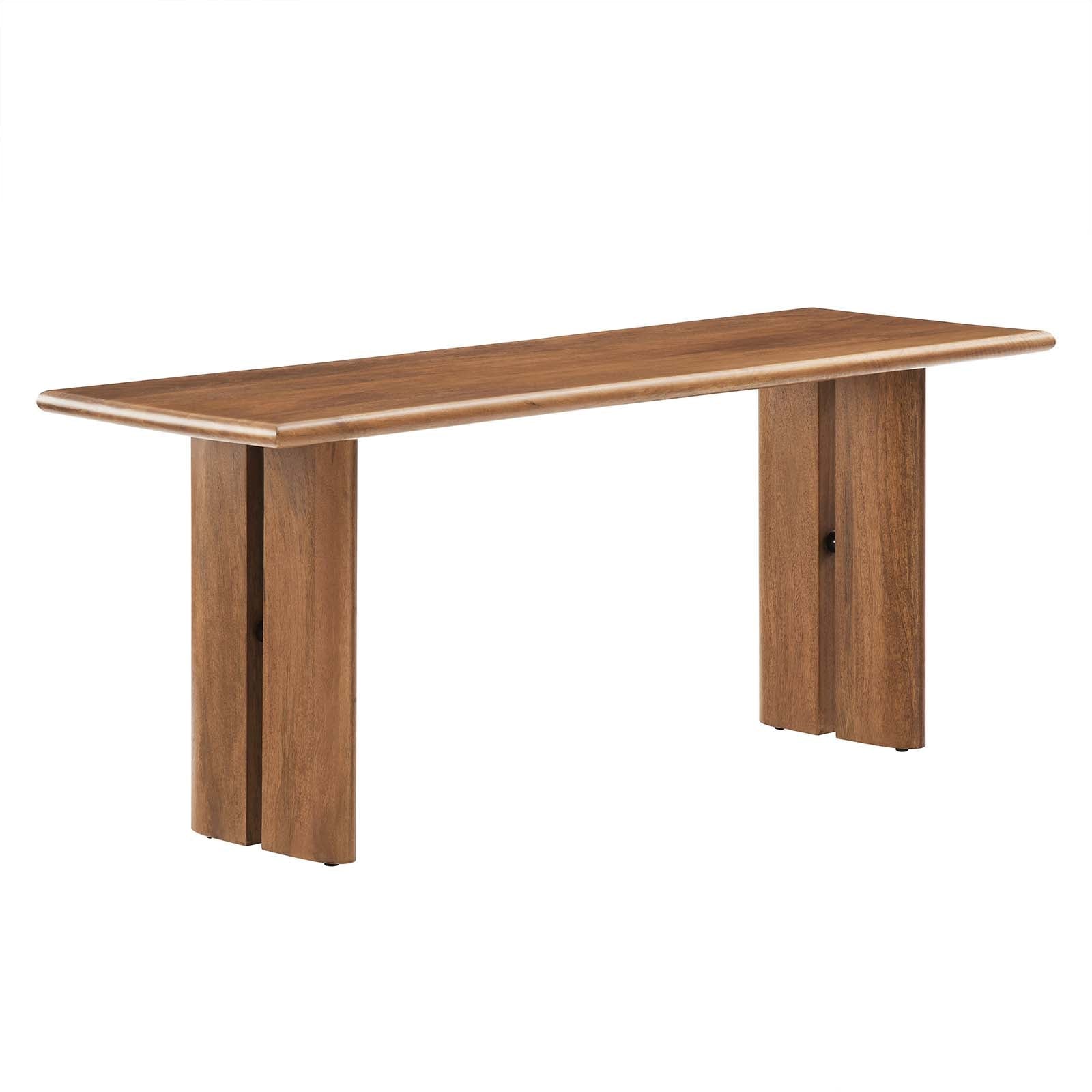 Amistad 46" Wood Bench By Modway - EEI-6343 - Walnut