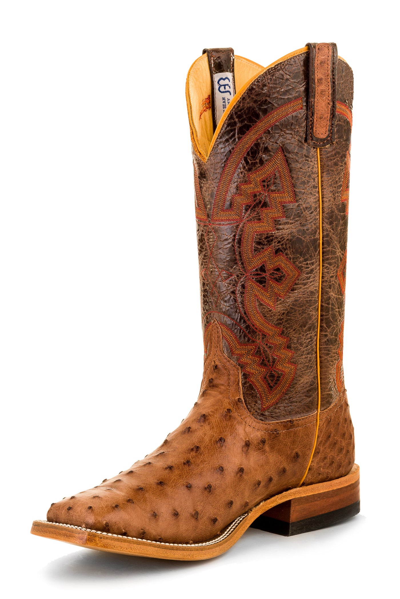 anderson bean boots ostrich