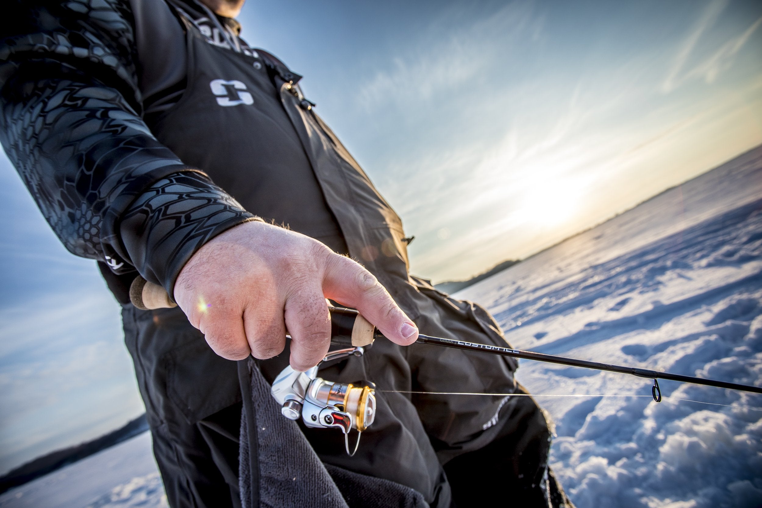 The Ultimate Ice Trolling Rod: Croix Custom Ice Spoon Hopper - St. Croix Rod