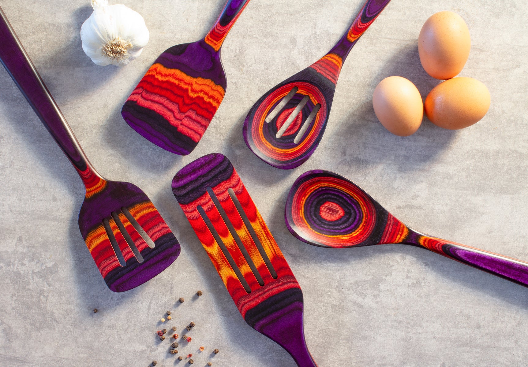 Baltique® Colored Birch Utensils