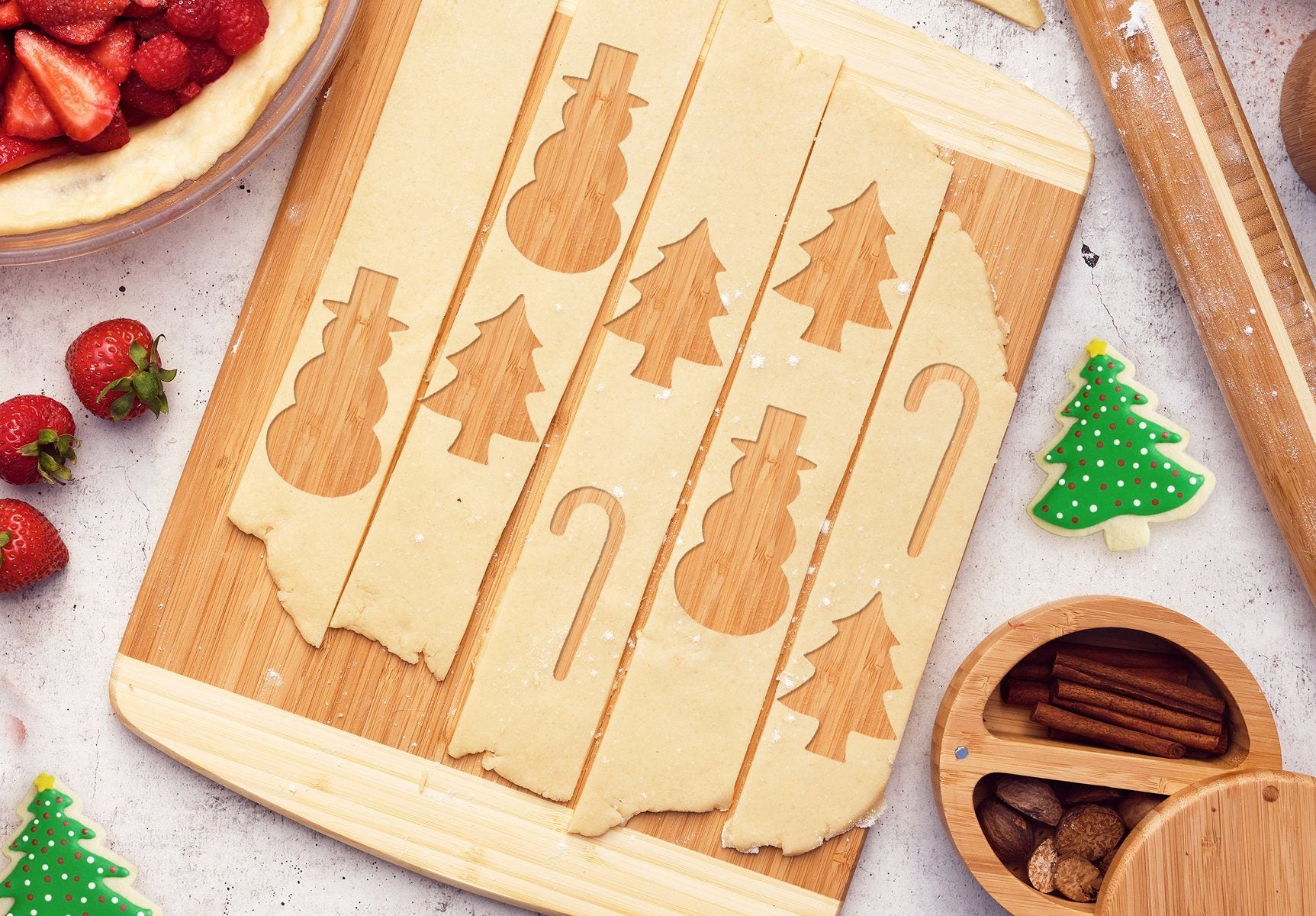 Christmas Tiered Tray - Holidays Are What You Bake Them Mini Cutting Board