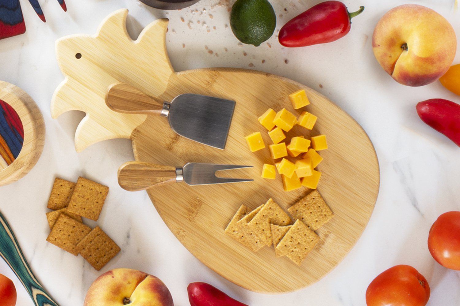 Totally Bamboo Surfboard Cutting Board