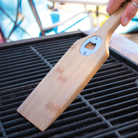 Buy Wholesale Wood Grill Scraper Tool with Bottle Opener
