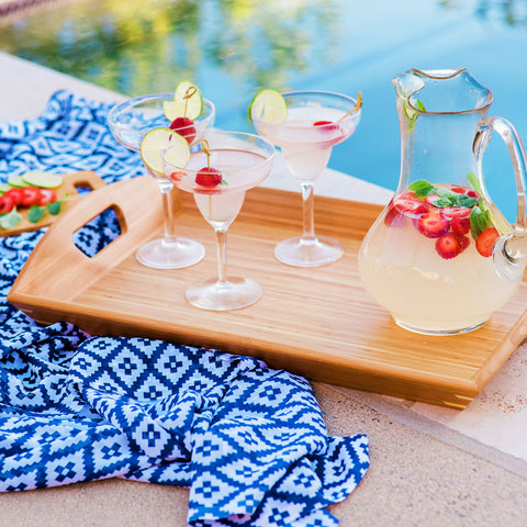 Totally Bamboo Butler's Serving Tray with Handles