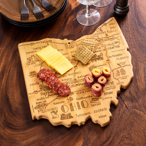Destination State Shaped Serving and Cutting Boards 