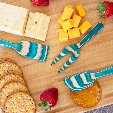 Baltique Mykonos Collection 3-Piece Cheese Tool Set