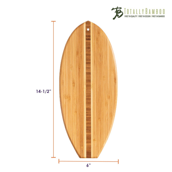 Totally Bamboo Surfboard Cutting Board